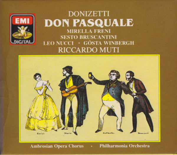 Gaetano Donizetti, Mirella Freni, Sesto Bruscantini, Leo Nucci ∙ Gösta Winbergh, Riccardo Muti : Don Pasquale (2xCD + Box)