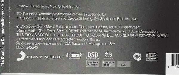 Beethoven* — Paavo Järvi, The Deutsche Kammerphilharmonie Bremen* : Symphony No 6 / Pastorale • Symphony No 2 (SACD, Hybrid, CD )