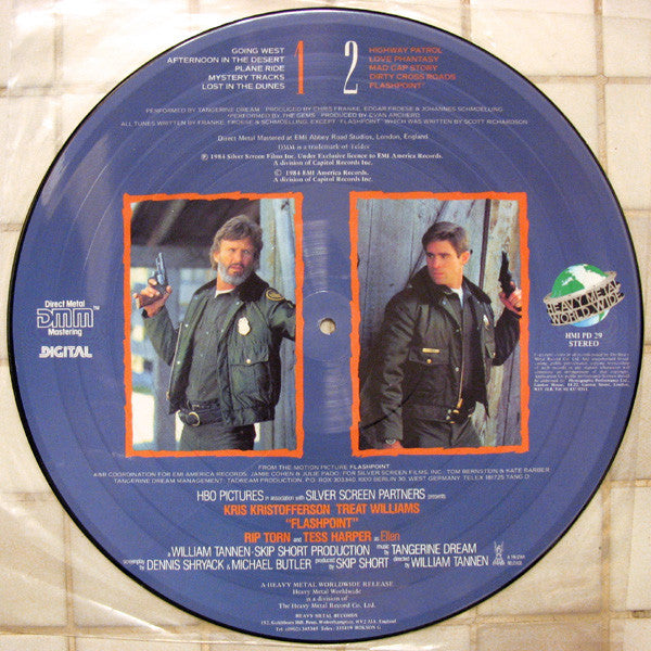 Tangerine Dream : Flashpoint (LP, Album, Pic)