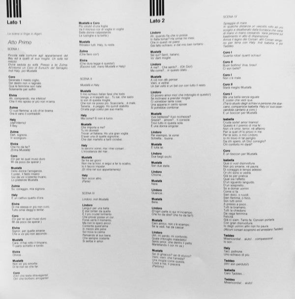 Gioacchino Rossini, Teresa Berganza : L'Italiana In Algeri (3xLP, Album + Box)