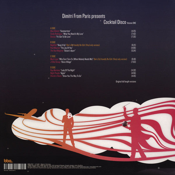 Dimitri From Paris : Cocktail Disco Volume One (2xLP, Comp)