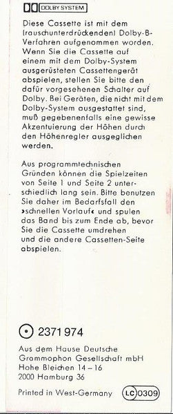 Georg Danzer : Notausgang (Cass, Album)