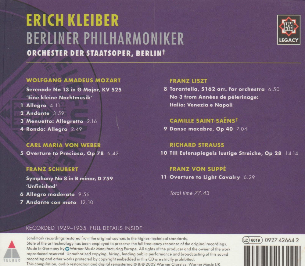 Orchestral Works / Berliner Philharmoniker