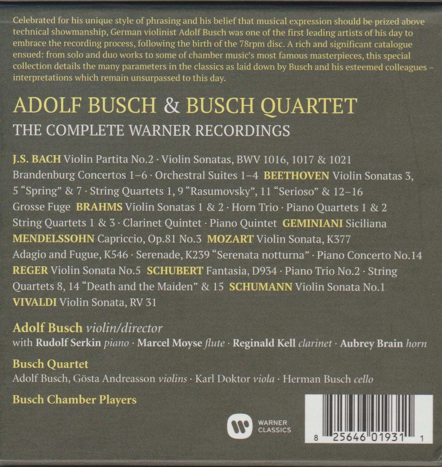 The Complete Warner Recordings