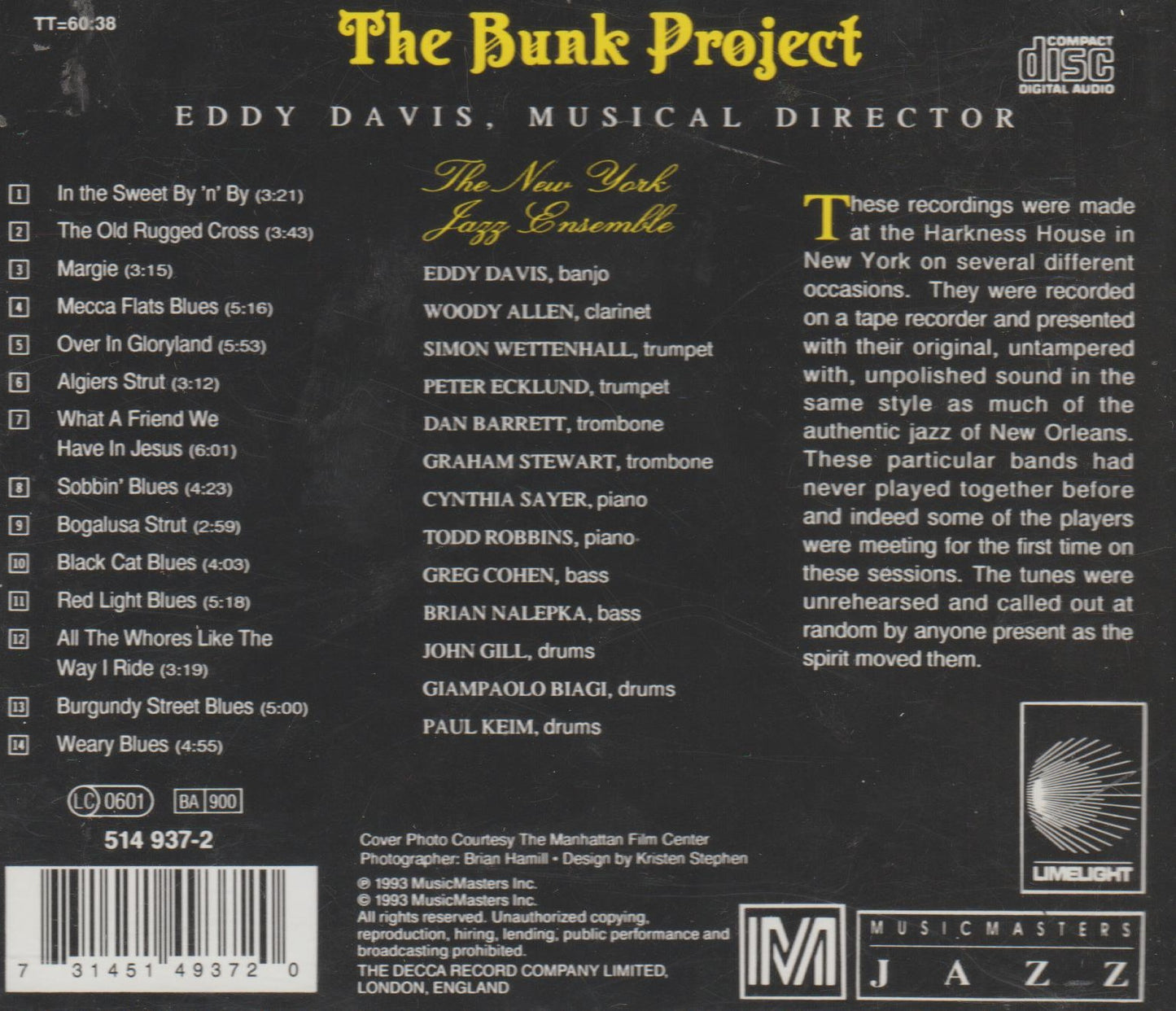 The Bunk Project feat. Woody Allen