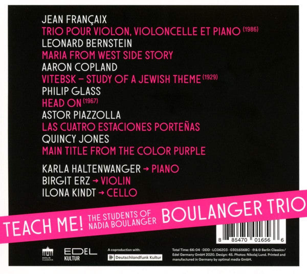 Teach Me! (The Students Of Nadia Boulanger)