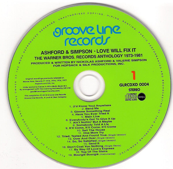 Ashford & Simpson – Love Will Fix It (The Warner Bros. Records Anthology 1973-1981)