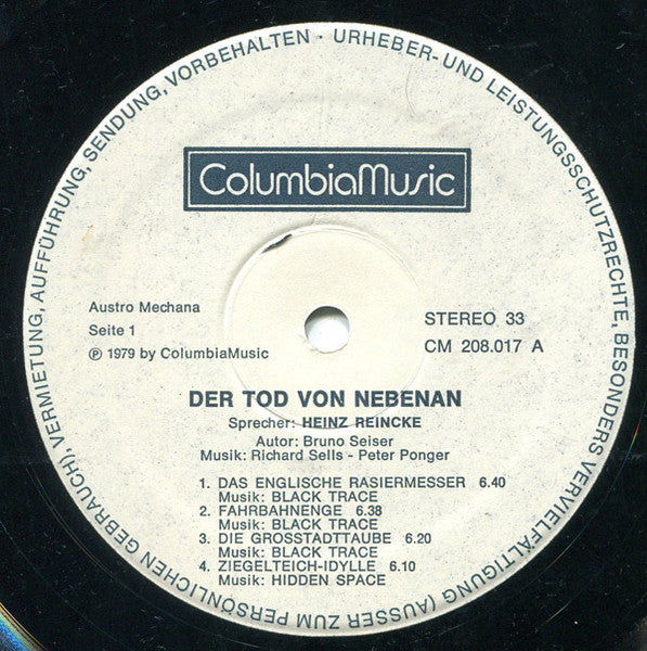 Bruno Seiser, Heinz Reincke – Der Tod Von Nebenan