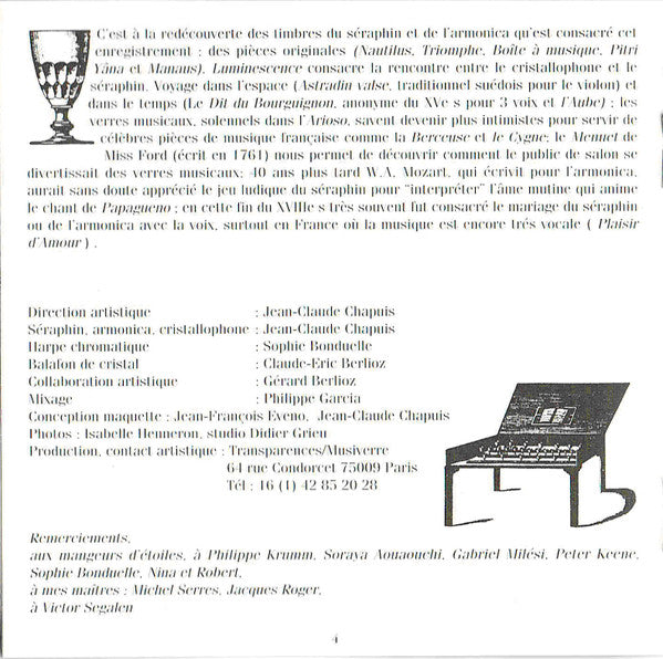 Jean-Claude Chapuis – Transparences, Volume 1