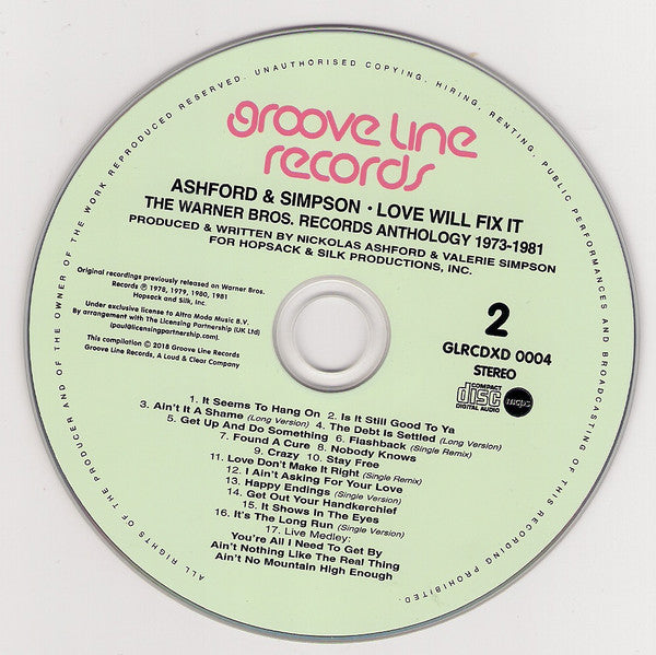 Ashford & Simpson – Love Will Fix It (The Warner Bros. Records Anthology 1973-1981)