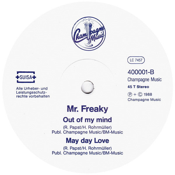 Mr. Freaky : One Hour & One (12", Maxi)
