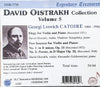 Georgy Catoire, David Oistrach : Collection, Vol. 5  . Violin Sonatas, Elegy  (CD, Comp, RM)