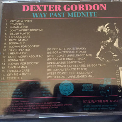 Dexter Gordon : Way Past Midnite (CD, Album, RE, RM)
