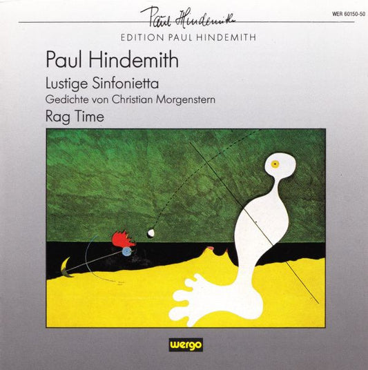 Paul Hindemith : Lustige Sinfonietta (Gedichte Von Christian Morgenstern), Rag Time (CD, Comp)