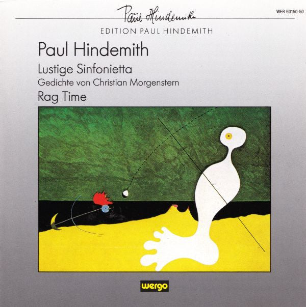 Paul Hindemith : Lustige Sinfonietta (Gedichte Von Christian Morgenstern), Rag Time (CD, Comp)