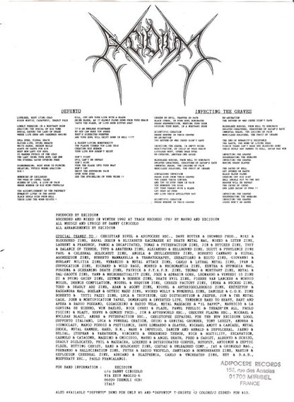 Excidium : Infecting The Graves (7")