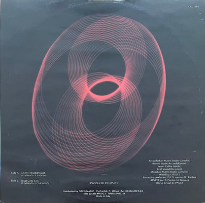 Lipseye : Don't Worry / Bad Girl (12")