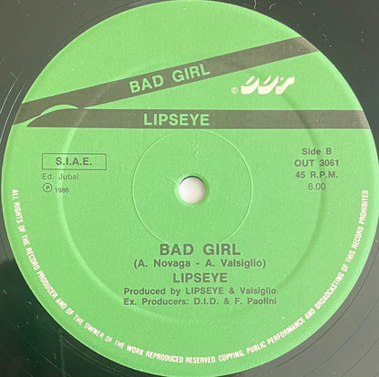 Lipseye : Don't Worry / Bad Girl (12")