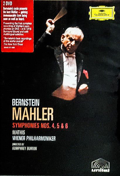 Mahler*, Bernstein*, Mathis*, Wiener Philharmoniker : Symphonies Nos. 4, 5 & 6 (2xDVD-V, Comp, Copy Prot., Multichannel, NTSC)