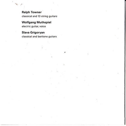 Ralph Towner / Wolfgang Muthspiel / Slava Grigoryan : Travel Guide (CD, Album)