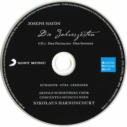 Joseph Haydn ‎– Nikolaus Harnoncourt, Arnold Schoenberg Chor, Concentus Musicus Wien : Die Jahreszeiten (2xCD, Album, RE + CD-ROM, Enh)