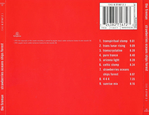 The Fireman : Strawberries Oceans Ships Forest (CD, Album)