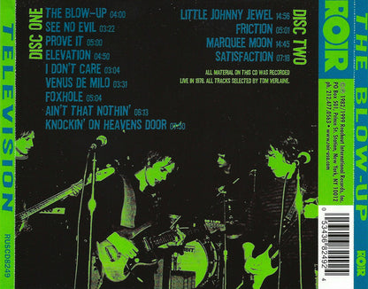 Television : The Blow-Up (2xCD, Album, RE, RM)
