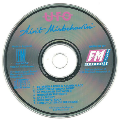 UFO (5) : Ain't Misbehavin' (CD, MiniAlbum)