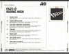 Faze-O : Riding High (CD, Album)