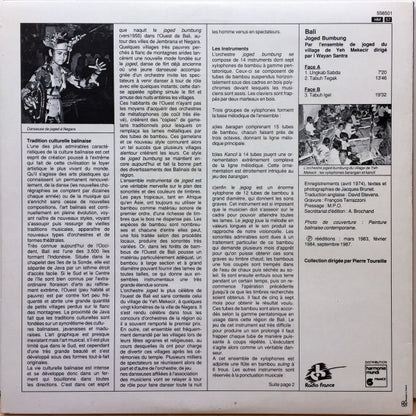 Joged Yeh Mekecir : Bali: Joged Bumbung (LP, Album, RE)