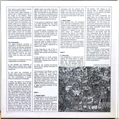 Joged Yeh Mekecir : Bali: Joged Bumbung (LP, Album, RE)