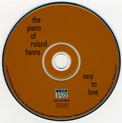 Roland Hanna : Easy To Love (HDCD, Album, RE)