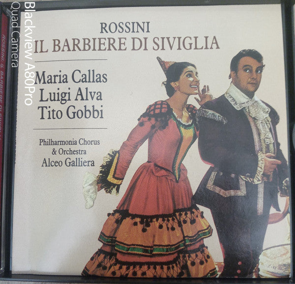 Gioacchino Rossini, Maria Callas, Luigi Alva, Tito Gobbi, Philharmonia Chorus & Philharmonia Orchestra, Alceo Galliera : Il Barbiere Di Siviglia (2xCD, Album, RE, RM + Box, Sli)