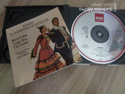 Gioacchino Rossini, Maria Callas, Luigi Alva, Tito Gobbi, Philharmonia Chorus & Philharmonia Orchestra, Alceo Galliera : Il Barbiere Di Siviglia (2xCD, Album, RE, RM + Box, Sli)