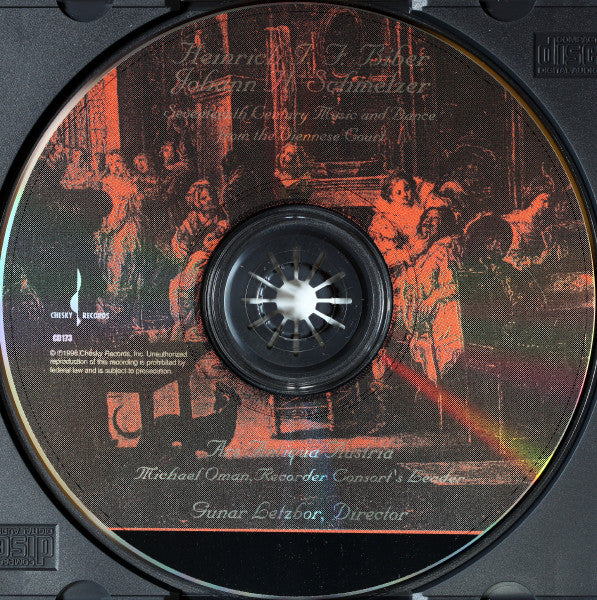 Heinrich Ignaz Franz Biber, Johann Heinrich Schmelzer, Ars Antiqua Austria, Gunar Letzbor : Seventeenth Century Music And Dance From The Viennese Court (CD)