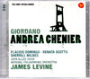 Giordano* - Placido Domingo · Renata Scotto · Sherrill Milnes · John Alldis Choir · National Philharmonic Orchestra · James Levine (2) : Andrea Chenier (2xCD, Album, RE)