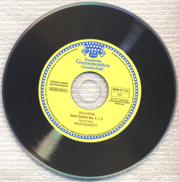 Luigi Boccherini - Narciso Yepes ∙ Melos Quartett : Guitar Quintets Nos. 4, 7, 9 «La Ritirata Di Madrid» (CD, Album, RE, RM)