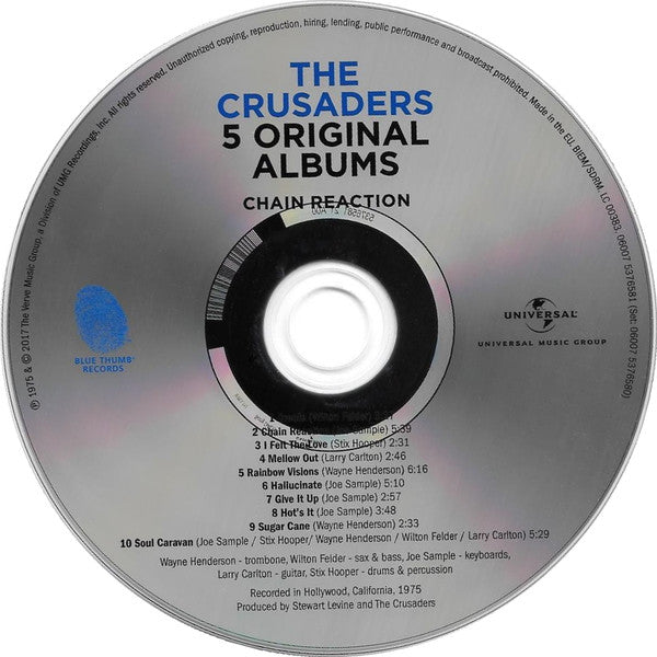The Crusaders : 5 Original Albums  (CD, Album, RE + CD, Album, RE + CD, Album, RE + CD)