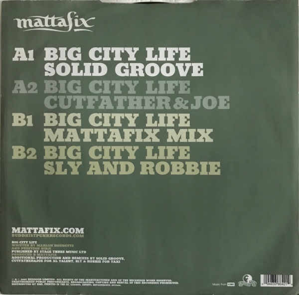Mattafix : Big City Life (12")