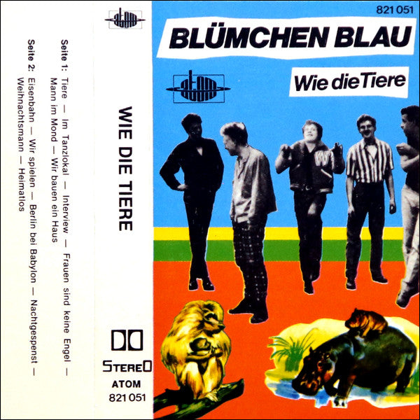 Blümchen Blau : Wie Die Tiere (Cass, Album)