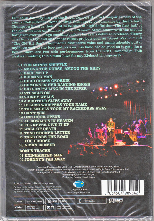 Richard Thompson Band : Live At Celtic Connections (DVD-V, NTSC)