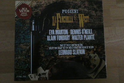 Giacomo Puccini - Éva Marton · Dennis O'Neill (3) · Alain Fondary · Walter Planté · Leonard Slatkin, Münchner Rundfunkorchester : La Fanciulla Del West (2xCD + Box)