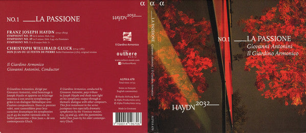 Franz Joseph Haydn*, Christoph Willibald Gluck – Giovanni Antonini, Il Giardino Armonico : La Passione (CD, Album)