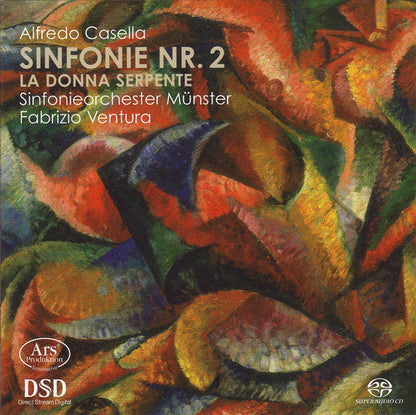 Alfredo Casella, Sinfonieorchester Münster, Fabrizio Ventura (2) : Sinfonie Nr. 2, La Donna Serpente (SACD, Hybrid, Multichannel, DSD)