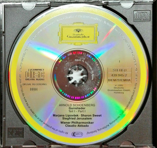 Arnold Schoenberg - Sharon Sweet · Siegfried Jerusalem · Marjana Lipovšek · Hartmut Welker · Philip Langridge · Barbara Sukowa · Konzertvereinigung Wiener Staatsopernchor · Arnold Schoenberg Chor · Chor Der Slowakischen Philharmonie · Wiener Philharmonike : Gurrelieder (2xCD, Album)