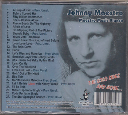 Johnny Maestro : Maestro Music Please (CD, Comp)