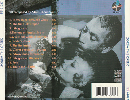 Mikis Theodorakis, Unknown Artist : Zorba The Greek (CD, Album, RE, RM)