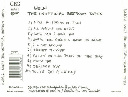 Wolf! : The Unofficial Bedroom Tapes (CD, Album, Promo)