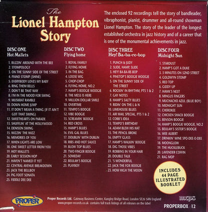 Lionel Hampton : The Lionel Hampton Story (4xCD, Comp, RE, Sli + Box)