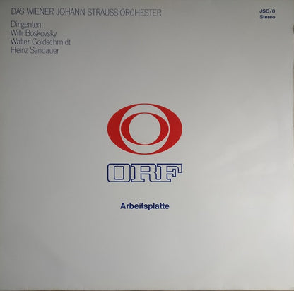 Wiener Johann Strauss Orchestra : ORF Arbeitsplatte JSO/8 (LP, Transcription)